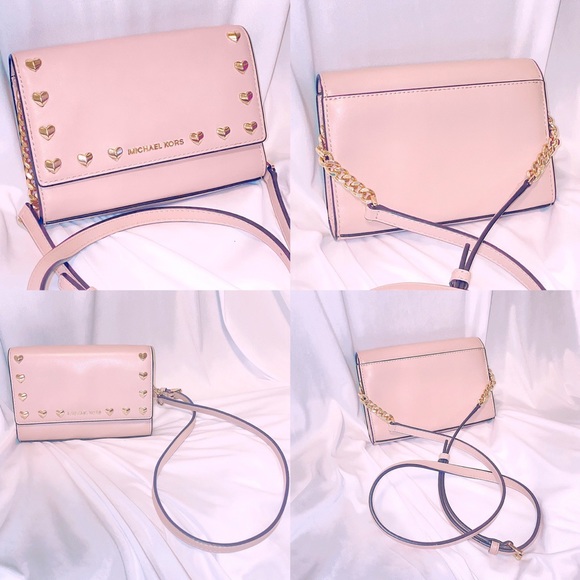 *SOLD* Michael Pink Kors Clutch Purse Crossbody - Picture 3 of 7